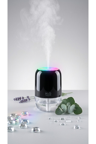 Taşınabilir Mini USB Hava Nemlendirici & Aroma Difüzör - Araç, Ofis ve Bebek Odası İçin Sessiz Buhar Üfleyici