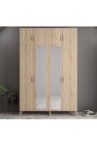 Açelya Portmanto Vestiyer Meşe M8-160 cm