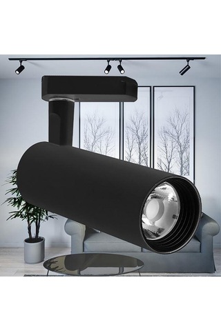 30 Watt Driverlı Ray Spot Siyah Kasa Monofaze Günışığı 3000-3200k