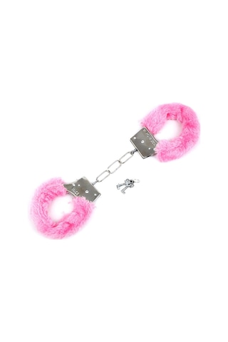 Zaga Oyun Peluşlu Metal Fantezi Kelepçe Pembe Çok Renkli