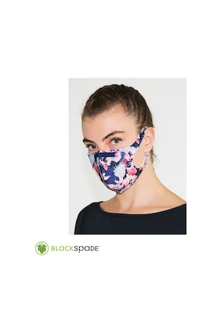 Blackspade Unisex Koruyucu Maske Çiçek Desen
