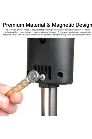 Symbee Manyetik S2 Çelik Vidalama Seti: Titanyum Ve Pirinç Kollu, Tungsten Çelik Uçlu Acil Durum Vidalama Aracı