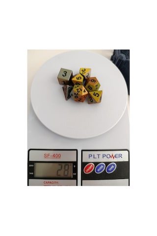 Dnd Frp Ryo Zar Seti Yanardöner Renk Altın Gümüş Bakır Siyah