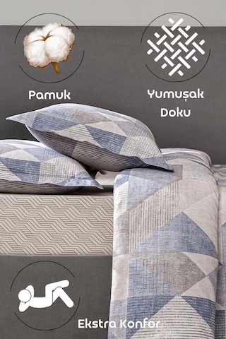Lavella Yastık Kılıfı Koleksiyonu 2 Parça - Uykuya Açılan Çiçekli Kapı 50x70/ Asorti-5