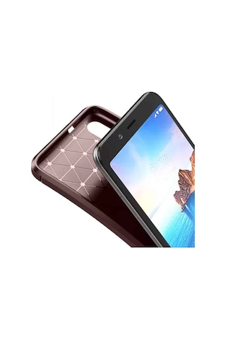 Xiaomi Redmi 7a Karbon Desenli Negro Silikon Kılıf