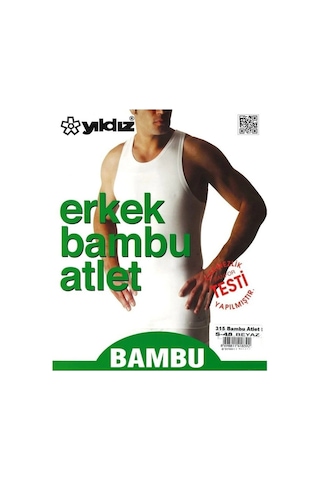 Yıldız 3 Lü Paket Bambu Erkek Atlet %94 Bambu, Nefes Alabilen Ve Ekstra Esnek Ten