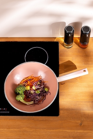 Emsan Swiss Crystal Wok Tava 28 CM Pembe