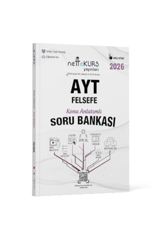 Nettekurs Yayınları Yks Ayt Felsefe Konu Anlatımlı Akıllı Soru Bankası