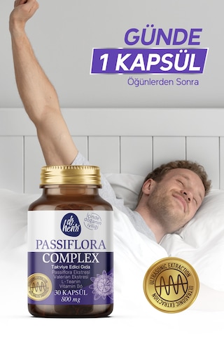 Passıflora Complex Passıflora, Valerıan, L-teanın Ve Vıtamın B6 30 Kapsül