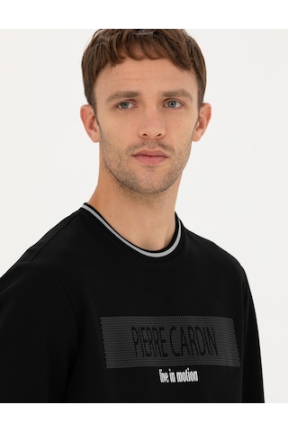 Pierre Cardin Erkek Siyah Sweatshirt 50279532-vr046 Siyah