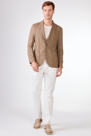 Dufy Vizon Erkek Ceket - Slim Fit Vizon