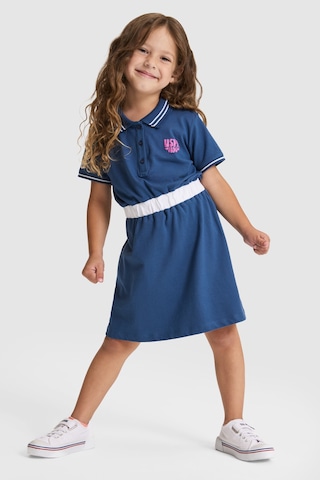 U.s. Polo Assn. Kız Çocuk Açık Lacivert Elbise Örme 50325649-vr059