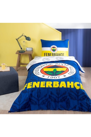 Taç Lisanslı Fenerbahçe Palamut Tek Kişilik Pamuk Nevresim Takımı 000000001000047334