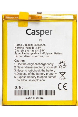 Casper Via F1 Batarya    3000 mAh