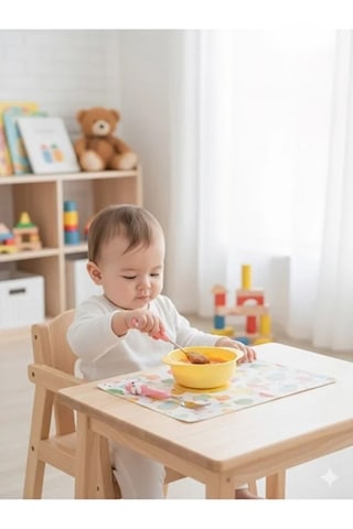 Ultra Lüks Paslanmaz Çoçuk Mama Kaşık Ve Çatal Seti Pembe
