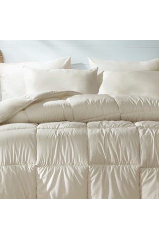 Yataş Bedding Macaron Tek Kişilik Yorgan Yastık Seti Krem
