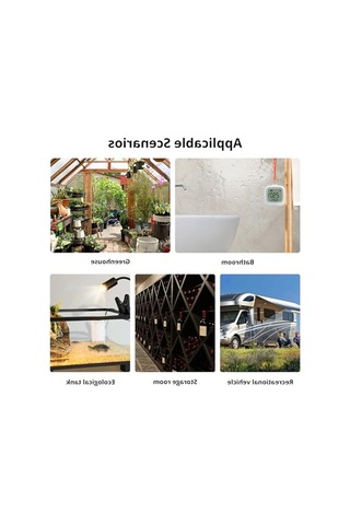 Zigbee Lcd Akıllı Sıcaklık Nem Sensörü, Su Geçirmez