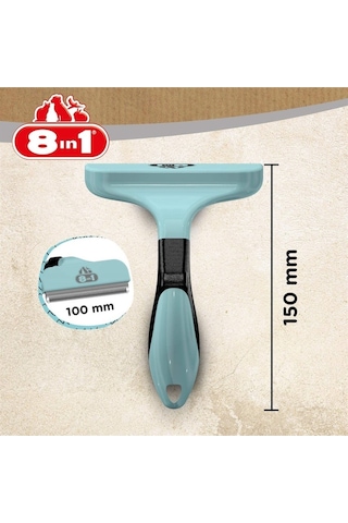 8In1 Perfect Coat Deshedder Furminator Büyük Irk Köpek Tarağı Large
