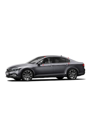 Vw Passat B8.5 Cam Kenar Çıtası Çerçevesi Kromu 8 Parça 2019+