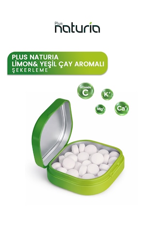 Limon Ve Yeşilçay Aromalı Şekersiz Şekerleme