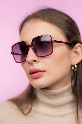 Focus On TS011 Clara Burgundy Kadın Kadın Güneş Gözlüğü