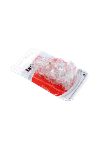 Tek-iş 6p6c Rj12 Rj11 Telefon Plug Konnektör 25 Adet
