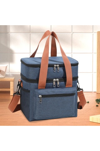 Dolıty Pratik Yalıtım Çantası Öğle Yemeği Kutusu Mavi Mavi