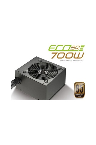 Aktif Pfc Siyah Atx Güç Kaynağı, 700w 85+ Bronze Verimlilik İle