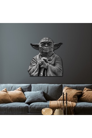 Star Wars Usta Yoda Büstü Metal Tablo