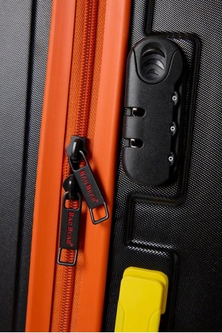 Bad Bear Logo Suitcase 23.01.80.002s Siyah Orta Boy Valiz 64lt Siyah