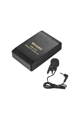 Leezsing Wm-101a Fm Kablosuz Mikrofon Sistemi: Yaka Mikrofonu Ve Alıcı İle Konuşma Ve Konferanslar İçin İdeal