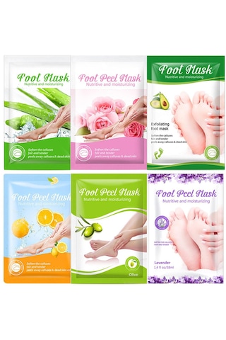 Adet Soyma Ayak Maskesi Ayak Peeling Ayak Maskeleri Spa Pedikür Çorap Peeling Ölü Deri Topukları Kaldırmak Anti Kırık Ayak Bakımı