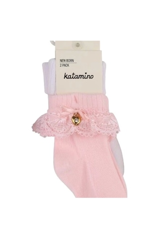 Katamino Amy 2'li Aks. Bebek Soket K44024 Karışık Renk Asorti