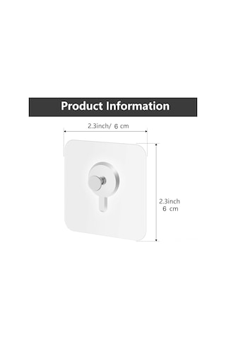 Hombey 30 Adet Akrilik Güçlü İz Olmayan Paspas - 5 Kg Yük Taşıma, Çerçeve/ Anahtar/ Giysi Asma, Çimento/ Ahşap Duvarlar Uyumlu Çok Renkli