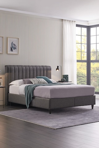Yataş Bedding Lento Çift Kişilik Baza-Somni Başlık 150x200 Siyah 2'li Set