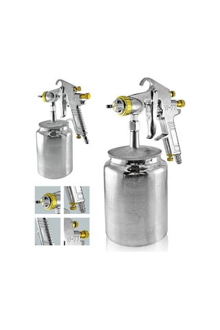 Bhd Alttan Depolu Profesyonel 1.8 Mm 1000 Cc Boya Sprey Tabancası