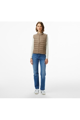 Calvin Klein Ultra Lightweight Down Puffer Kadın Kahverengi Yelekdüzlv044c529g