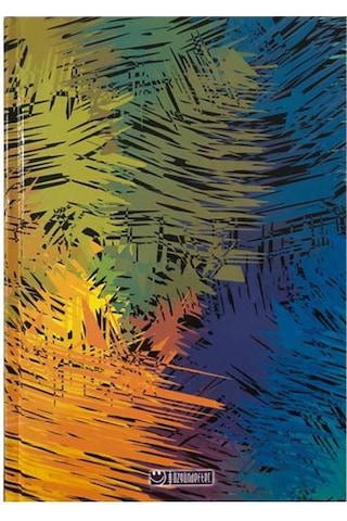 Özgün 17 x 24 Sert Kapak Defter 4 Renk Ayraçlı 192 Yp. Çizgili - 3 Adet