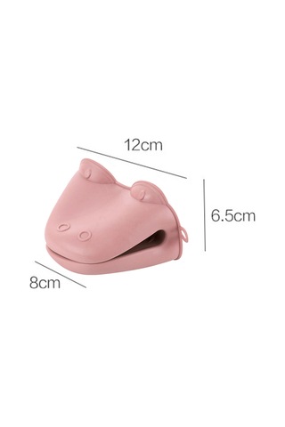 Silikon Pot Tutam Eldivenleri Kişme Yemek Pişirme Ve Pişirme Pink