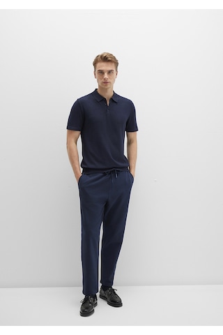 Mavi - Lacivert Örme Pantolon 0010521-70490 Lacivert