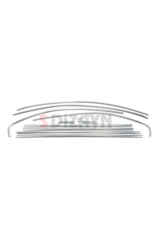 S-Dizayn  Volkswagen Jetta Krom Cam Çerçeve Seti 12 Prç. 2011 Üzeri