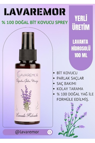 Lavaremor Doğal Lavanta Yağlı Hidrosol Sprey 100 ML