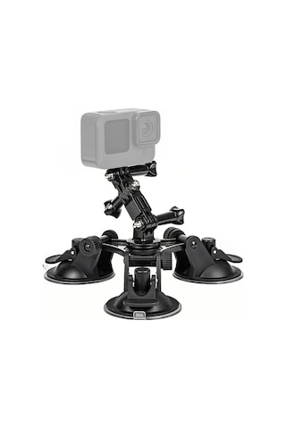 Neevoyu Üç Ayaklı Süngerli Araç Stantı: Telefon Tutucu, Spor Kamera Adaptörü İle İphone, Gopro, Insta360 Ve Kameralar İçin Dayanıklı Alüminyum Ve Plastik Yapı