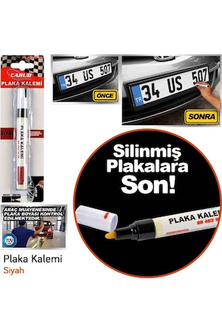 Carub Siyah Plaka Yazma Kalemi Plaka Boya Kalemi N11.27561
