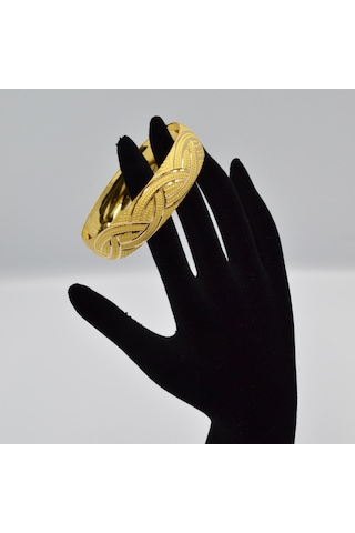 Maxigold KuyumculukGold 20 G 22 Ayar Örgü Desen Bilezik