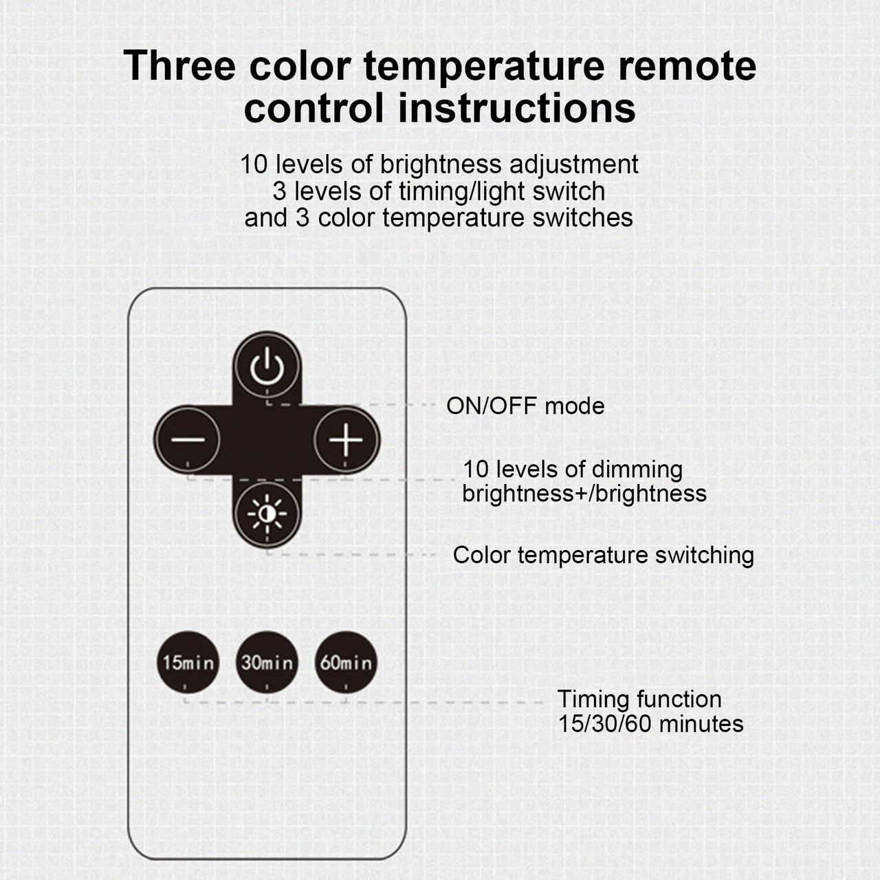 Folinda Led Kumandalı Gece Lambası - 270 Döner, 3 Renk Tonu, 10 Parlaklık Seviyesi, Zamanlayıcı, Manyetik/içecekli/standlı Montaj, 1800mah Pil Beyaz