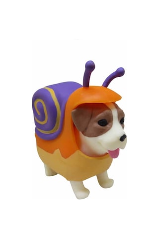 Dress Your Puppy Kostümlü Esneyen Figürler Köpek Salyangoz Jack R