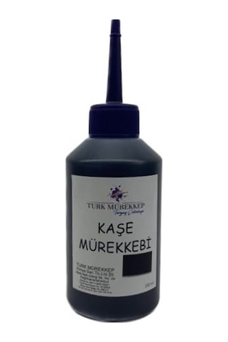 Turk Mürekkep Kaşe Mürekkebi 100 ML Siyah Turk Mürekkep Kaşe Mürekkebi 100 ML Siyah