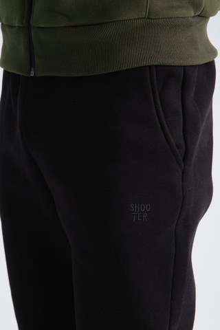 Shooter Sportswear Shooter Erkek Kışlık Eşofman Takımı Luxe Regular Kapüşonlu Haki