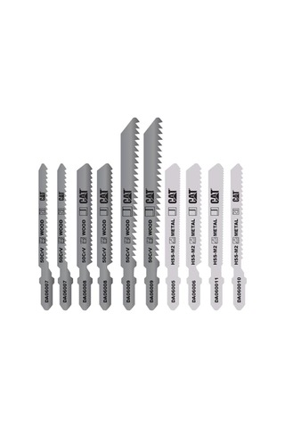 Da06901 Profesyonel Metal/ahşap Hassas/kaba Kesim Dekupaj Testere Ucu 10 Parça